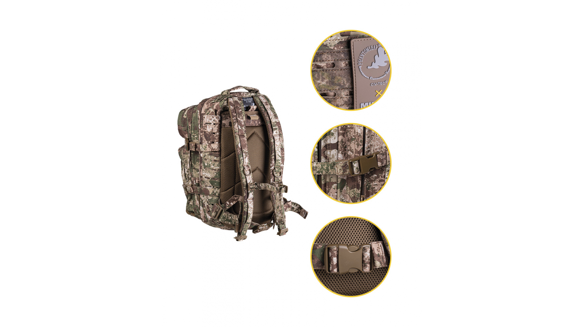 NAF26 Prize - Mil-Tec US WASP I Z2 LASER CUT ASSAULT BACKPACK SM