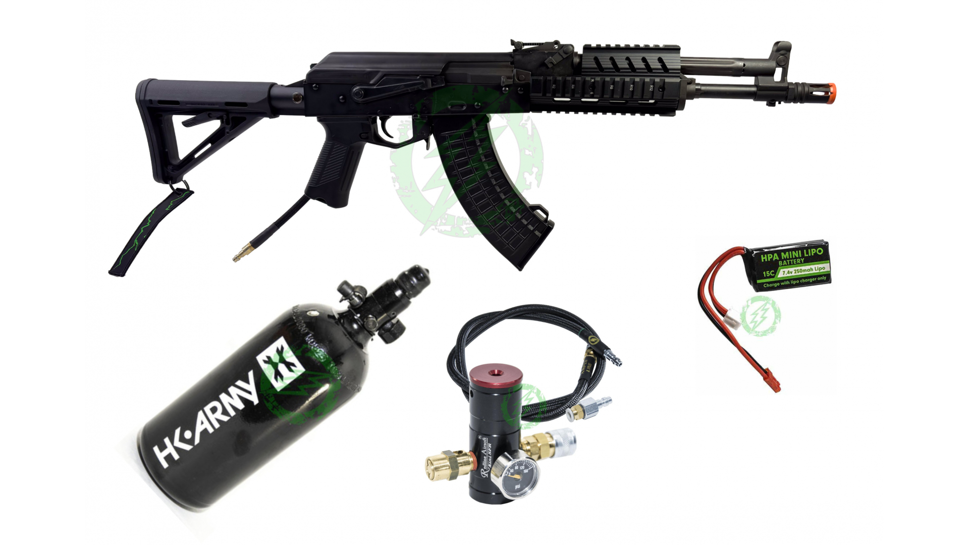 NAF26 Prize - Amped Rasputin Tactical AK N7 HPA FULL PACKAGE BUNDLE