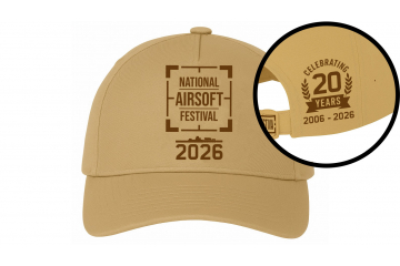 NAF 2026 20th Anniversary Baseball Cap in Coyote (Limited Edition) - £9.99 - Add to basket