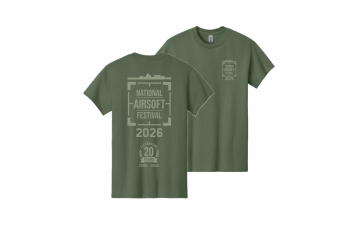 NAF 2026 20th Anniversary T-Shirt (Pre-Order Only) - &pound;24.99 - Add to basket