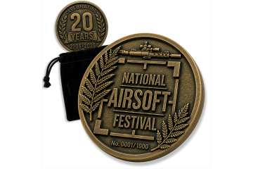 NAF26 Challenge Coin (Limited Batch) - &pound;8.00 - Add to basket
